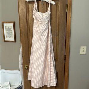 Hill House pink and white strap Dress